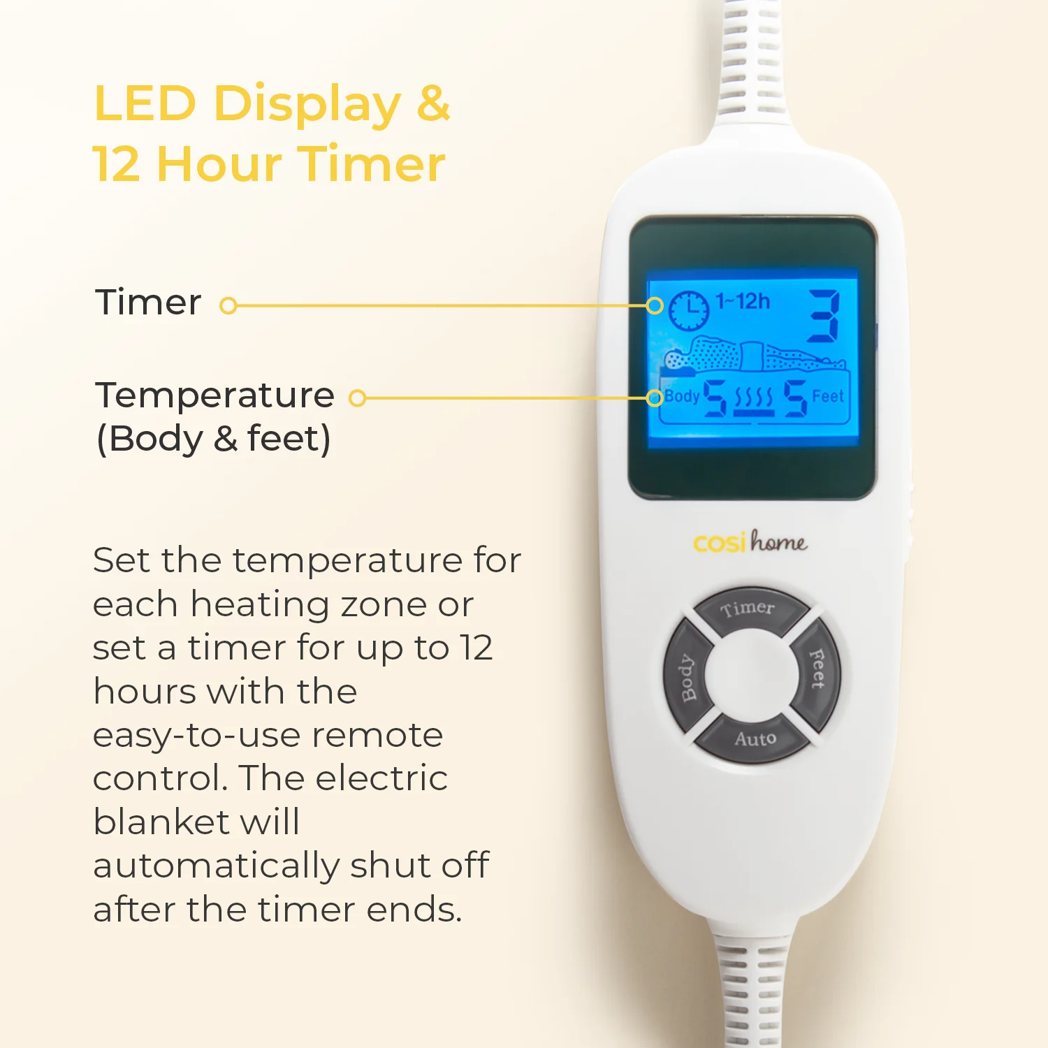 Dual Control Electric Blanket - Double Size - Image 8